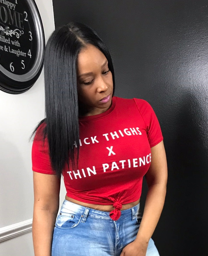 Thick Thighs Thin Patience – Swag Envy
