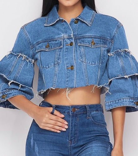 Denim Crop